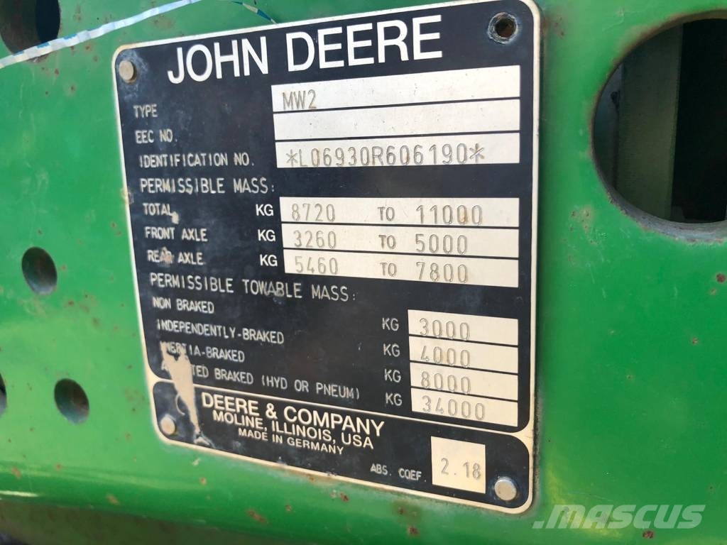 John Deere For Parts 6530 Traktorer