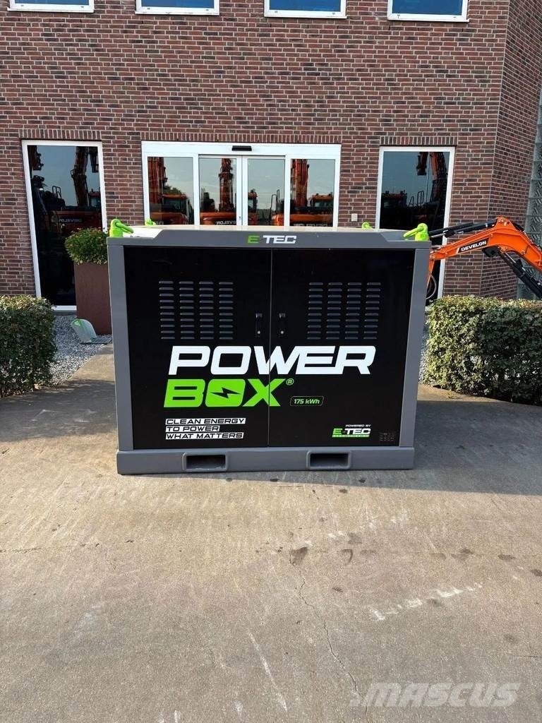 Etec Power box 175kwh / Accu box / energie opslag syste Muud generaatorid