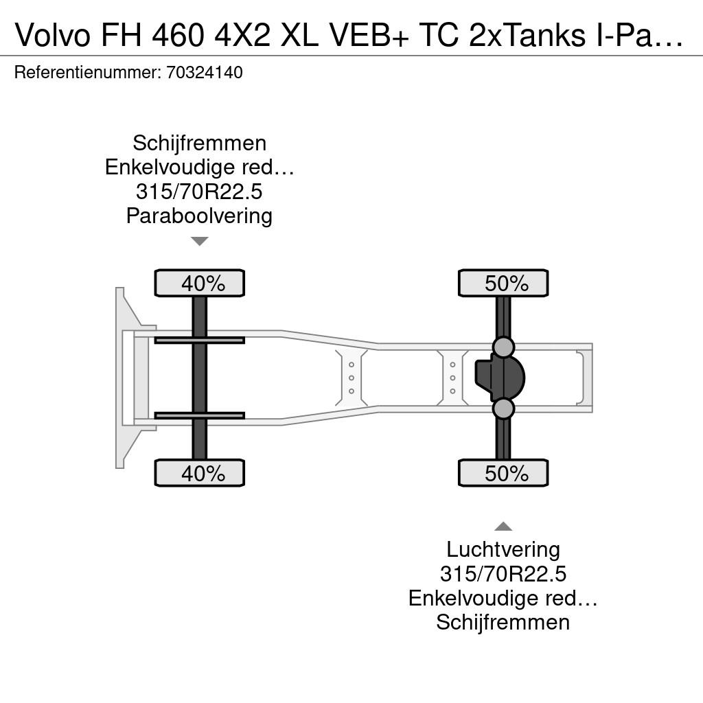 Volvo FH 460 4X2 XL VEB+ TC 2xTanks I-ParkCool Ciągniki siodłowe