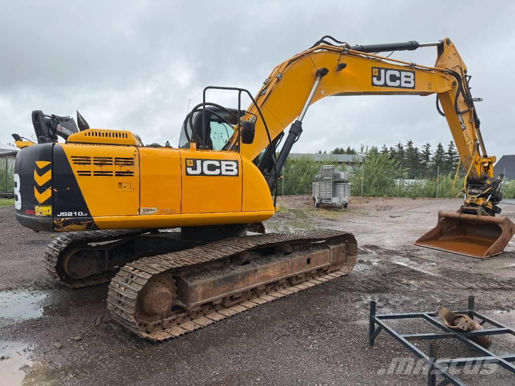 JCB JS 210 LC Centralsmörjning Engcon rototilt Excavadoras sobre orugas