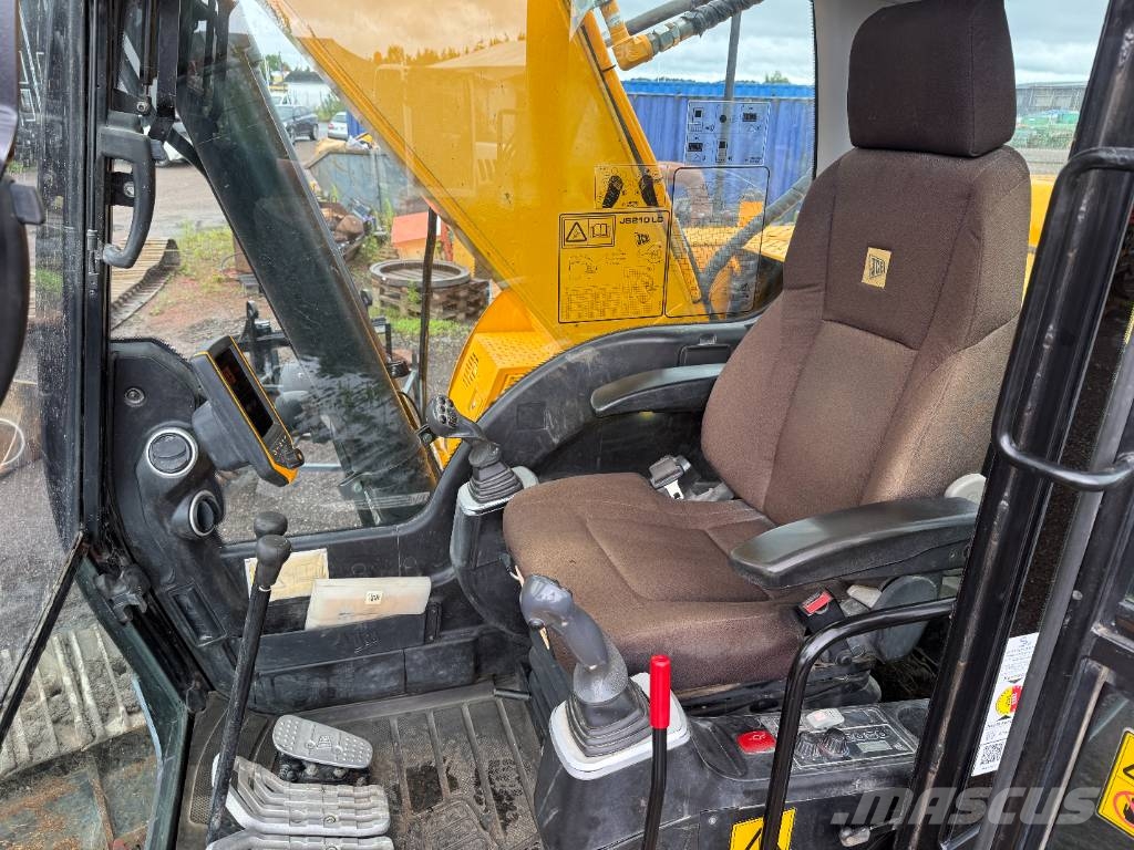 JCB JS 210 LC Centralsmörjning Engcon rototilt Excavadoras sobre orugas