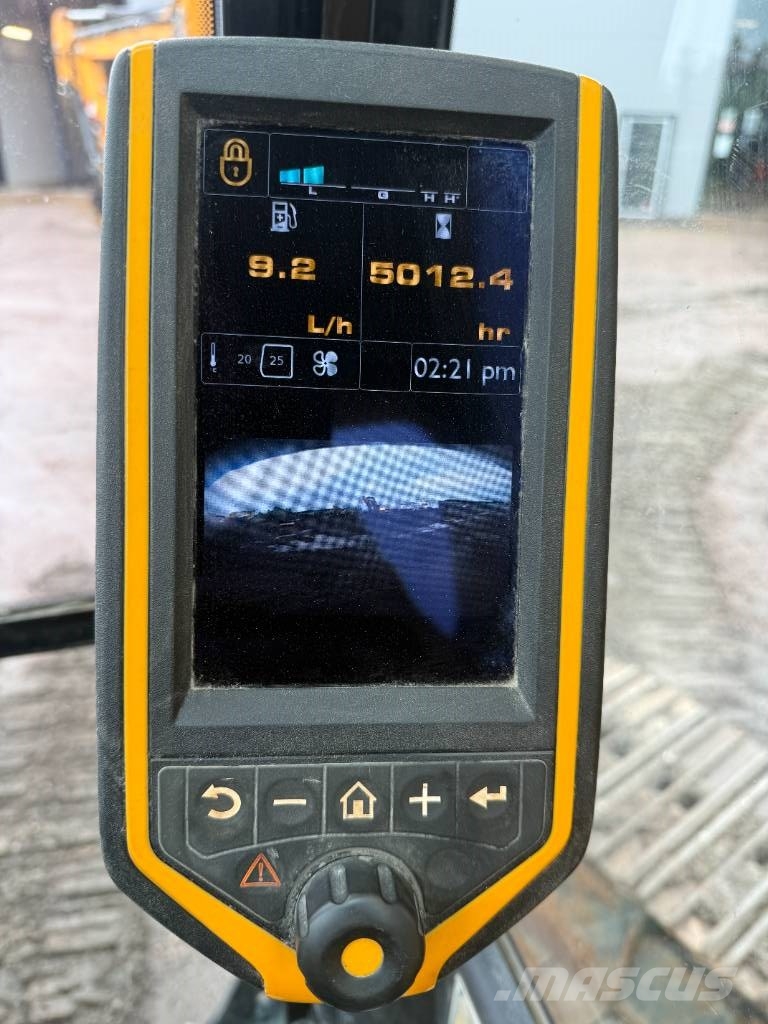 JCB JS 210 LC Centralsmörjning Engcon rototilt Excavadoras sobre orugas