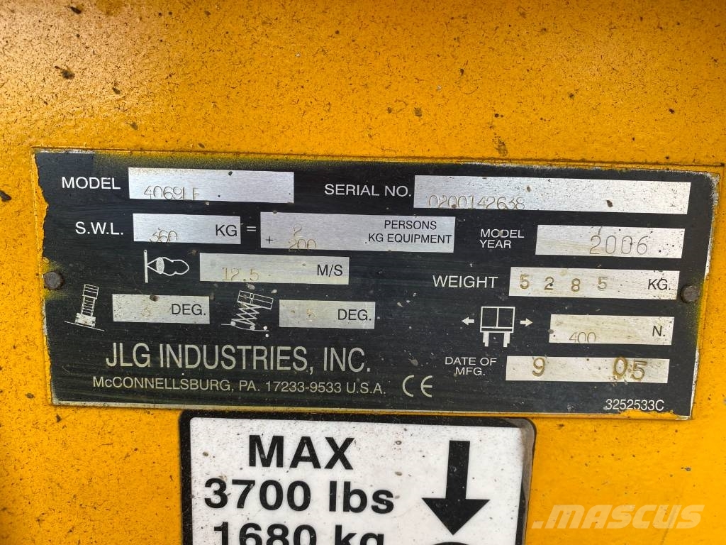 JLG 4069 LE Elevadores de tesoura