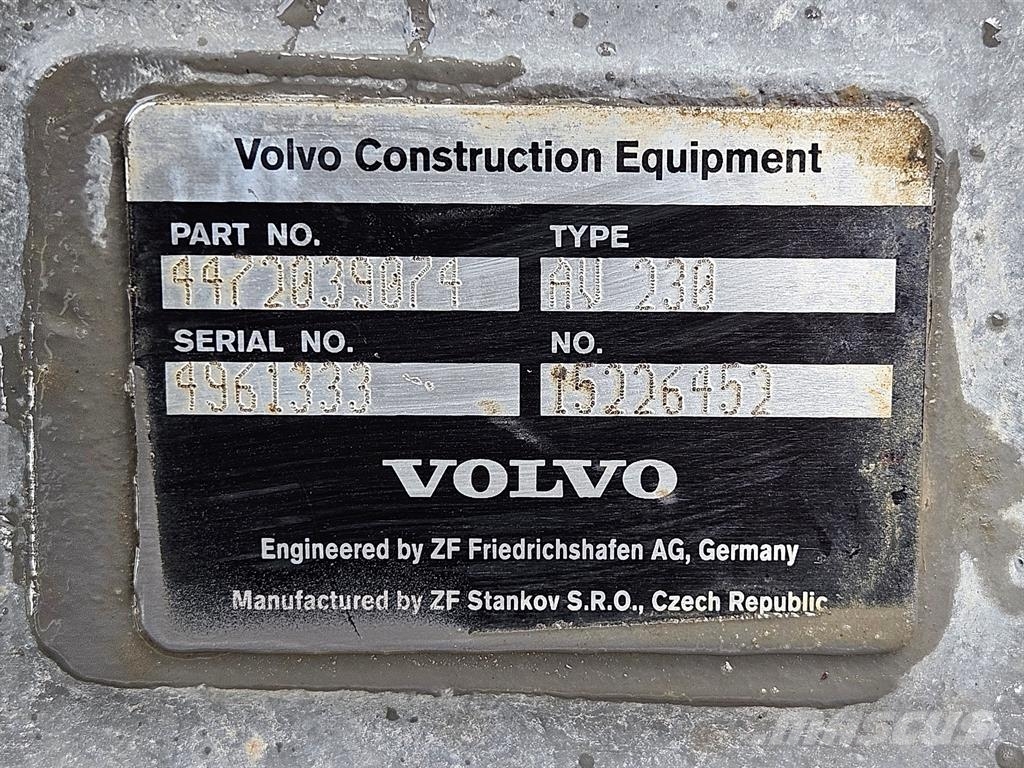 Volvo L30G-15226452-ZF AV-230-4472039074 -Axle/Achse/As Osi