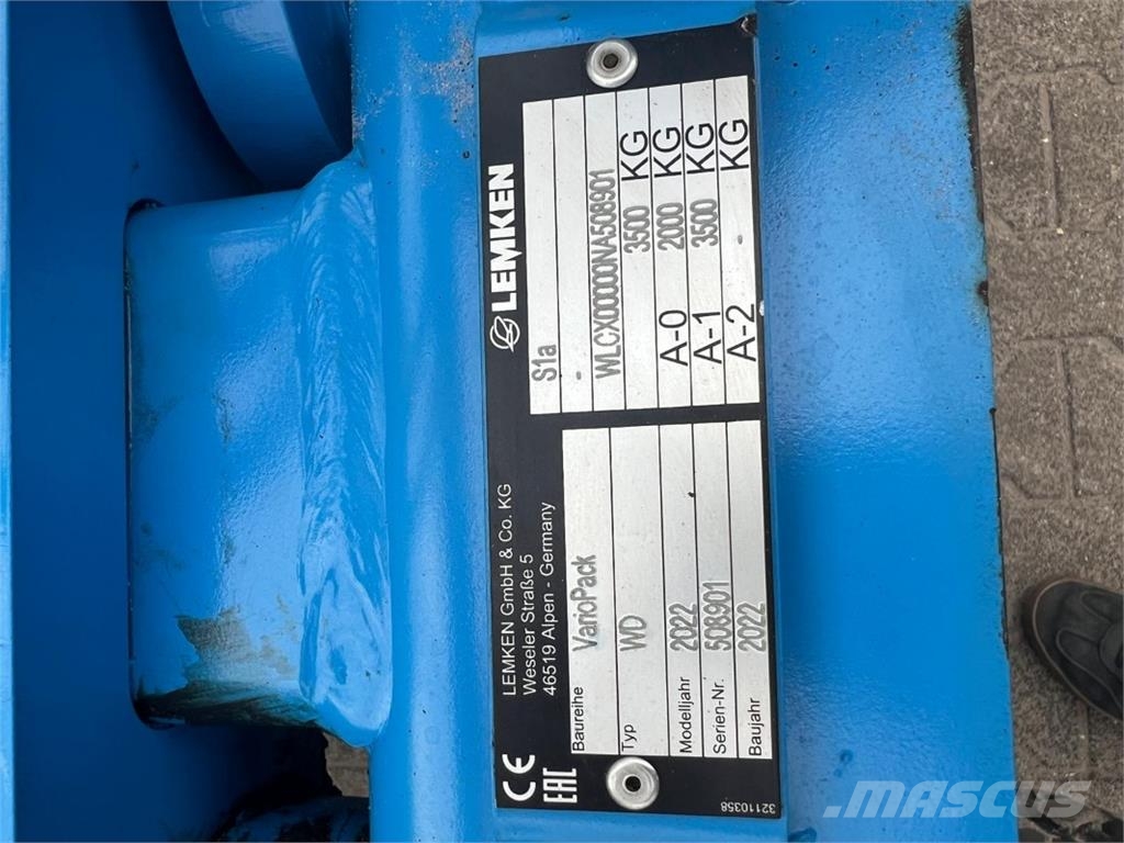 Lemken VarioPack Drugi valjarji