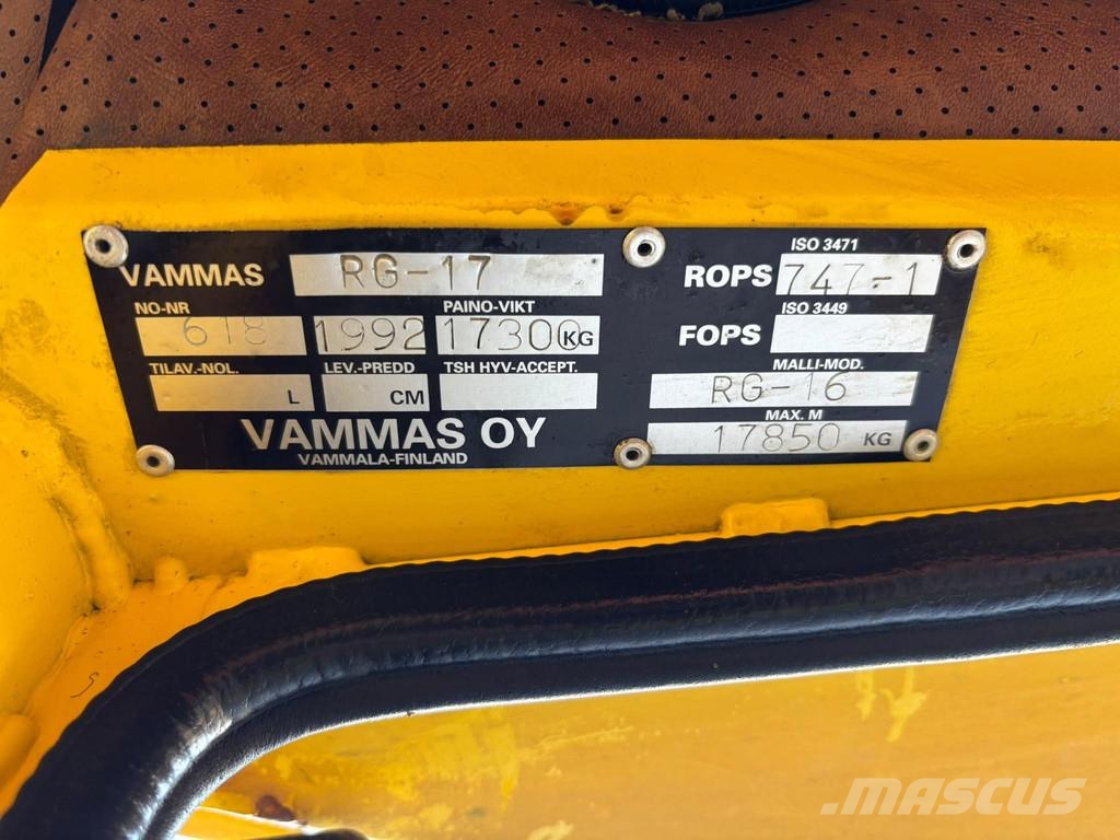 Vammas RG-17A Graders