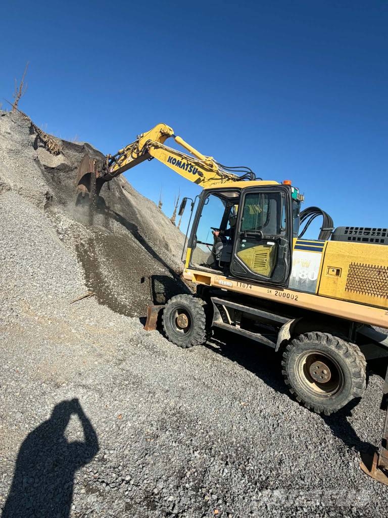 Komatsu PW 180-7EO Pelle sur pneus
