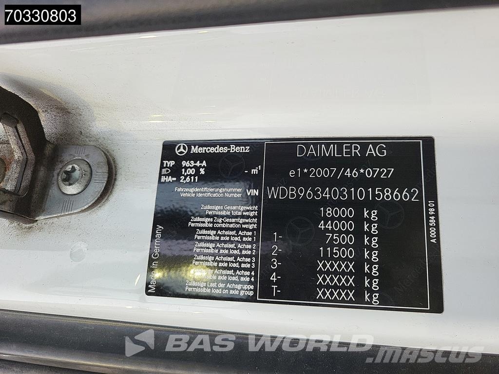 Mercedes-Benz Actros 1843 4X2 BigSpace NL-Truck Retarder 2x Tank وحدات الجر