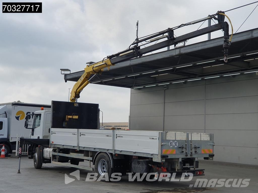 Iveco Eurocargo 180E250 4X2 HYVA HB.150XE3 Kran Crane Au Flatbed kamyonlar