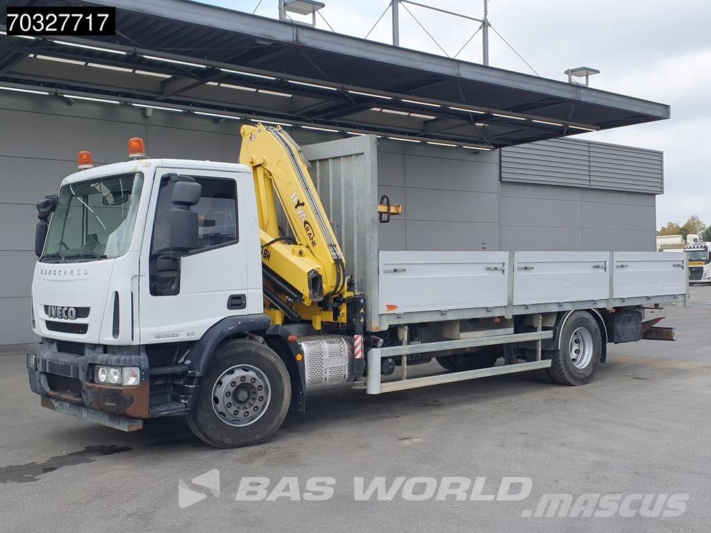 Iveco Eurocargo 180E250 4X2 HYVA HB.150XE3 Kran Crane Au Flatbed kamyonlar