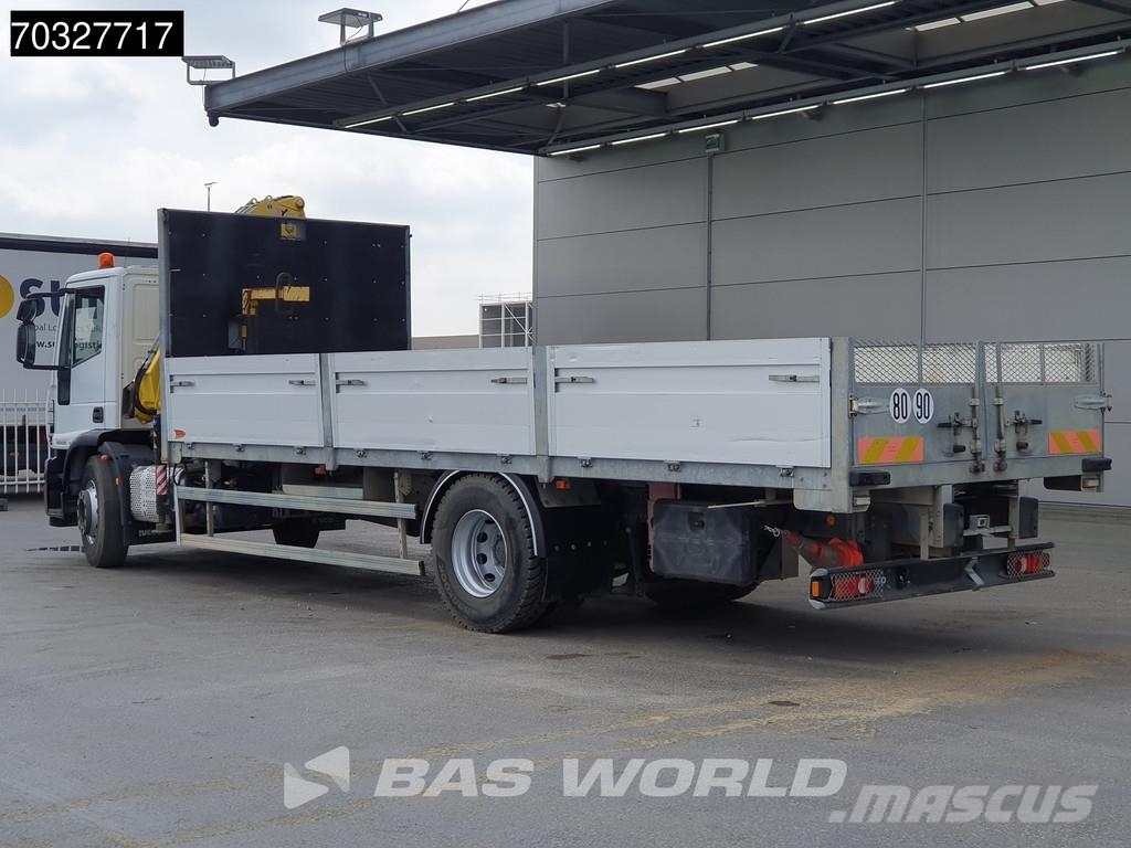 Iveco Eurocargo 180E250 4X2 HYVA HB.150XE3 Kran Crane Au Flatbed kamyonlar