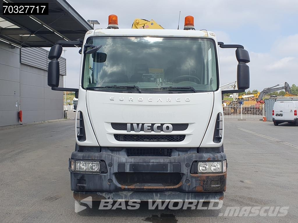 Iveco Eurocargo 180E250 4X2 HYVA HB.150XE3 Kran Crane Au Flatbed kamyonlar