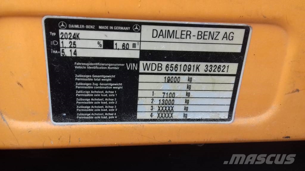  Pojazd dwudrogowy MERCEDES BENZ 2024 Z URZĄDZENIEM Ostali kamioni