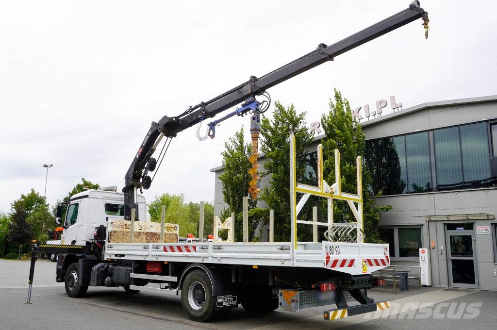 Mercedes-Benz Arocs 1833 4x2 / 50 tho. km! / HIAB X-HIPRO 192 ES 이동식 드릴 리그 트럭