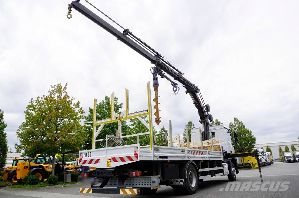 Mercedes-Benz Arocs 1833 4x2 / 50 tho. km! / HIAB X-HIPRO 192 ES 이동식 드릴 리그 트럭