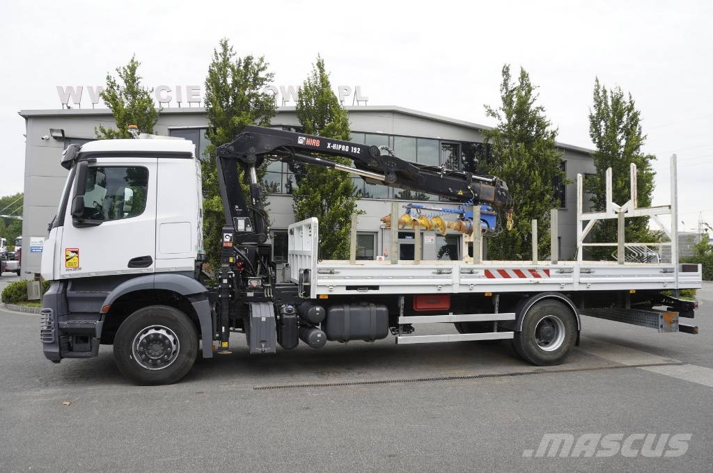 Mercedes-Benz Arocs 1833 4x2 / 50 tho. km! / HIAB X-HIPRO 192 ES 이동식 드릴 리그 트럭