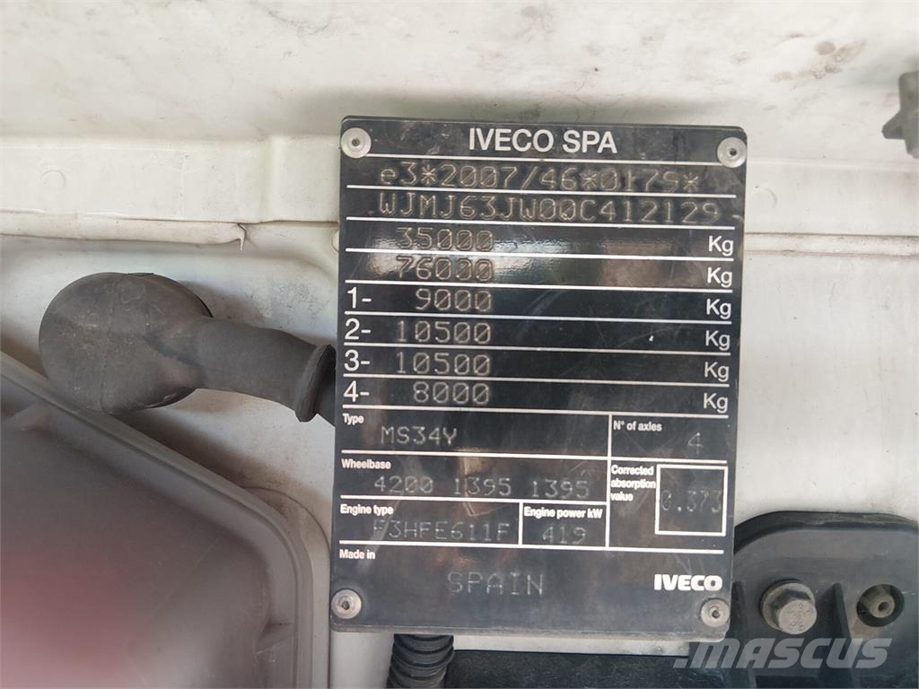 Iveco Stralis Xway 570 8x4 Camiones elevadores de gancho