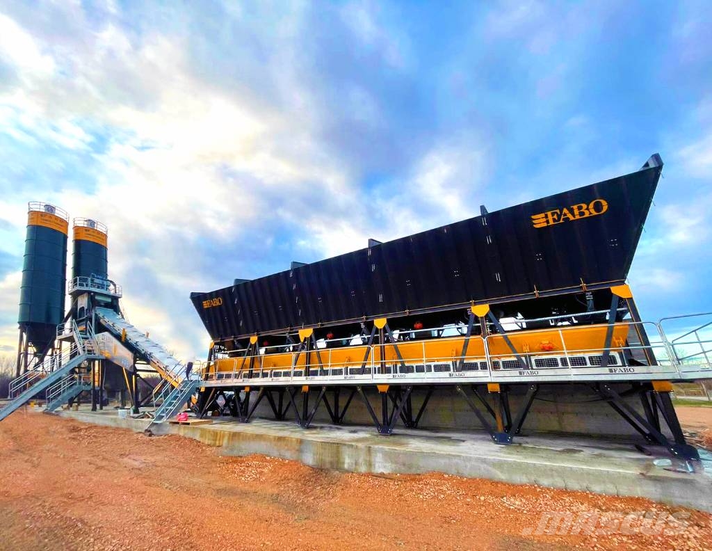 Fabo CENTRALE À BÉTON COMPACTE À BANDE - 110 M3/H Betonare