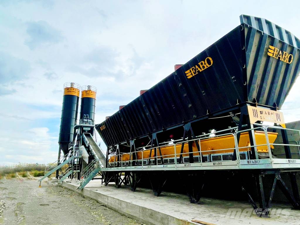 Fabo CENTRALE À BÉTON COMPACTE À BANDE - 110 M3/H Betonare