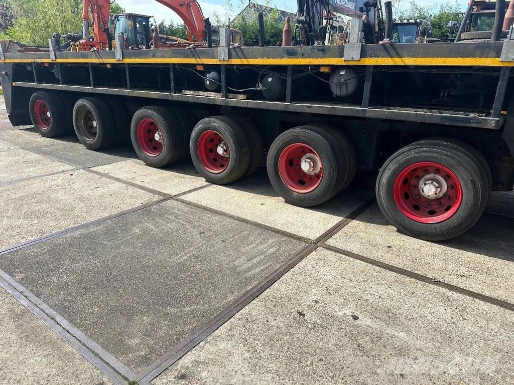 Nooteboom OBL 78 - 6 AXLES - 4 AXLE FORCED STEERING Semirremolques de plataformas planas/laterales abatibles