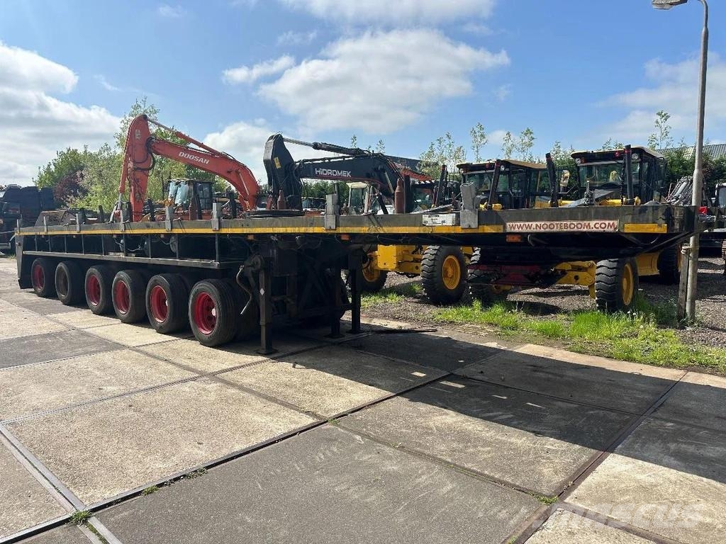 Nooteboom OBL 78 - 6 AXLES - 4 AXLE FORCED STEERING Semirremolques de plataformas planas/laterales abatibles