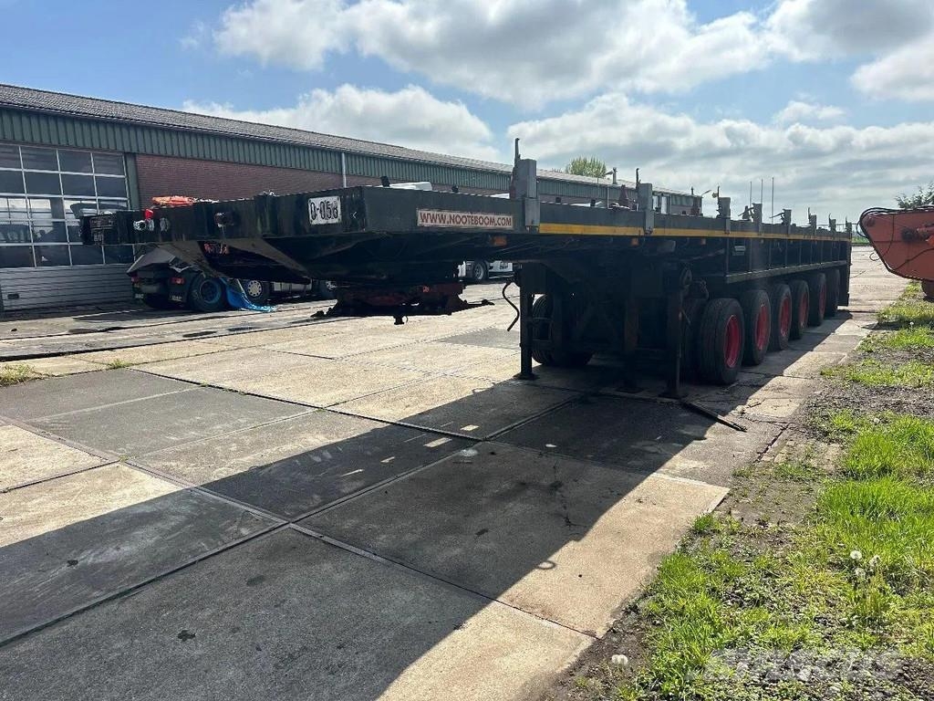 Nooteboom OBL 78 - 6 AXLES - 4 AXLE FORCED STEERING Semirremolques de plataformas planas/laterales abatibles