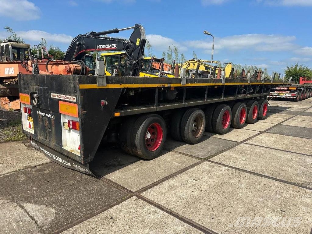 Nooteboom OBL 78 - 6 AXLES - 4 AXLE FORCED STEERING Semirremolques de plataformas planas/laterales abatibles