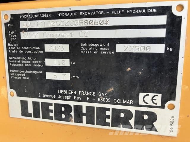 Liebherr R 920 Compact Litronic Excavatoare pe șenile