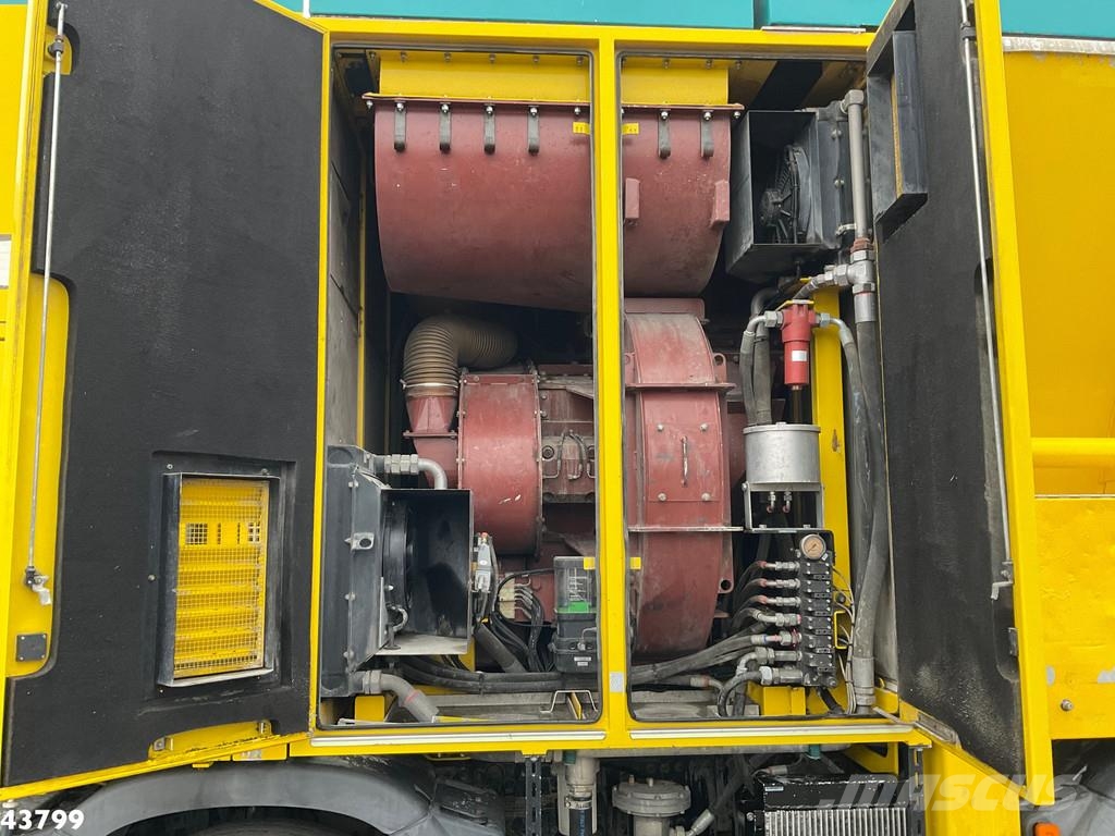MAN TGS 35.480 10x4 RSP Tridem Saugbagger 10m³ شاحنات مزدوجة / خلخلة