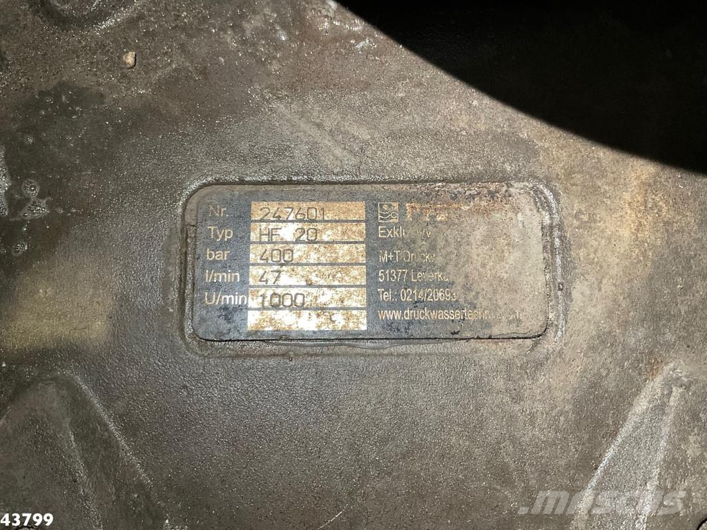MAN TGS 35.480 10x4 RSP Tridem Saugbagger 10m³ شاحنات مزدوجة / خلخلة