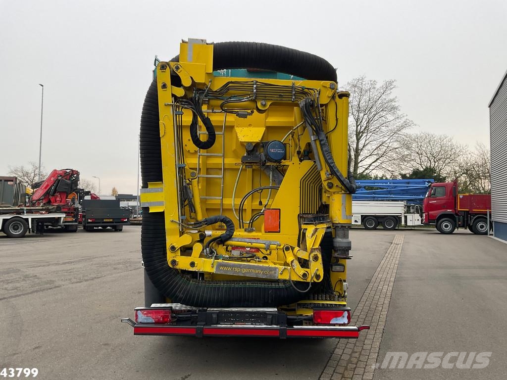 MAN TGS 35.480 10x4 RSP Tridem Saugbagger 10m³ شاحنات مزدوجة / خلخلة