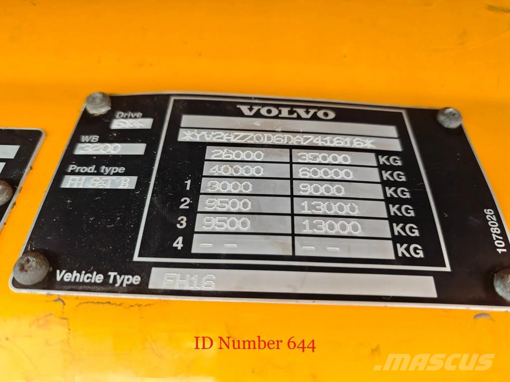 Volvo FH 16 750 6x4 Popp 145 Ton! Sattelzugmaschinen