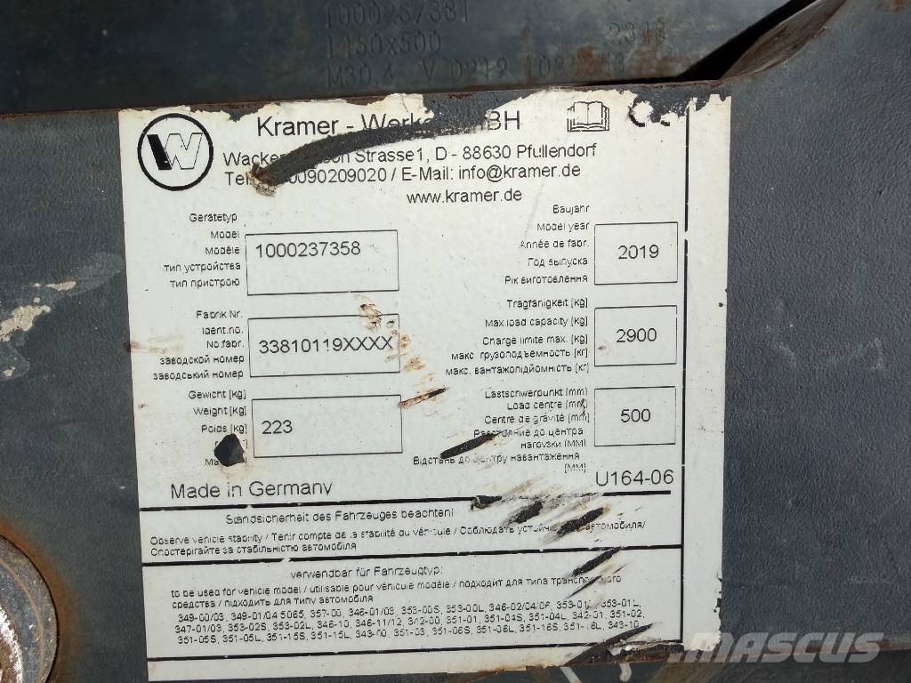 Kramer 5065 Cargadoras sobre ruedas