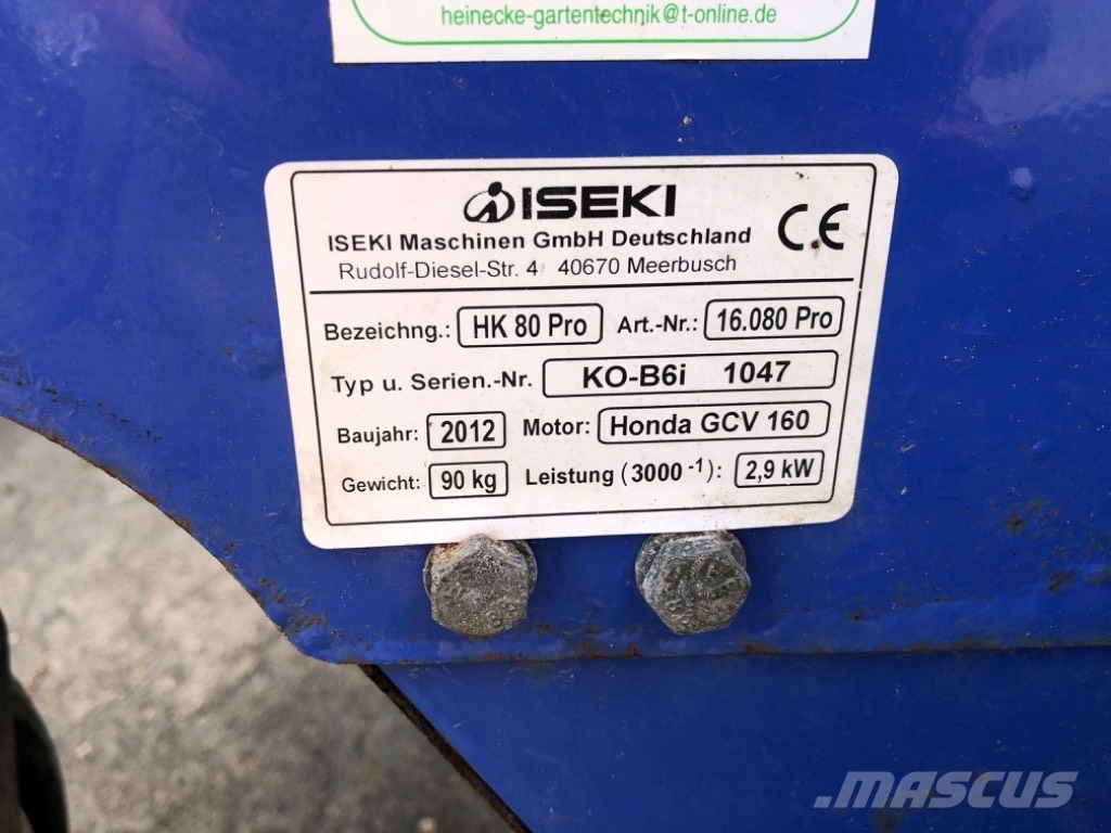 Iseki HK 80 PRO Zamiatarki - Zgarniarki - Odśnieżarki