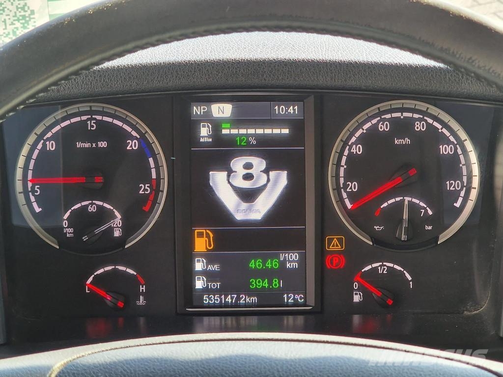 Scania R520 V8 - 6x2 - full air - retarder - steering axl Kamioni za podizanje kablova