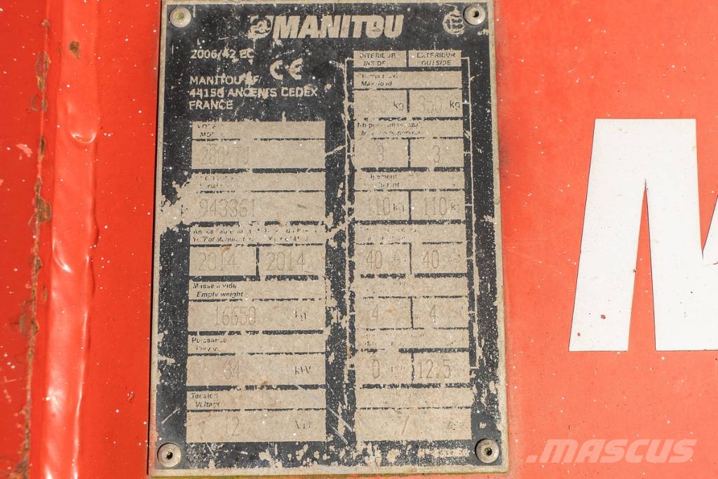 Manitou TJ 280 رافعات سلة تلسكوبية