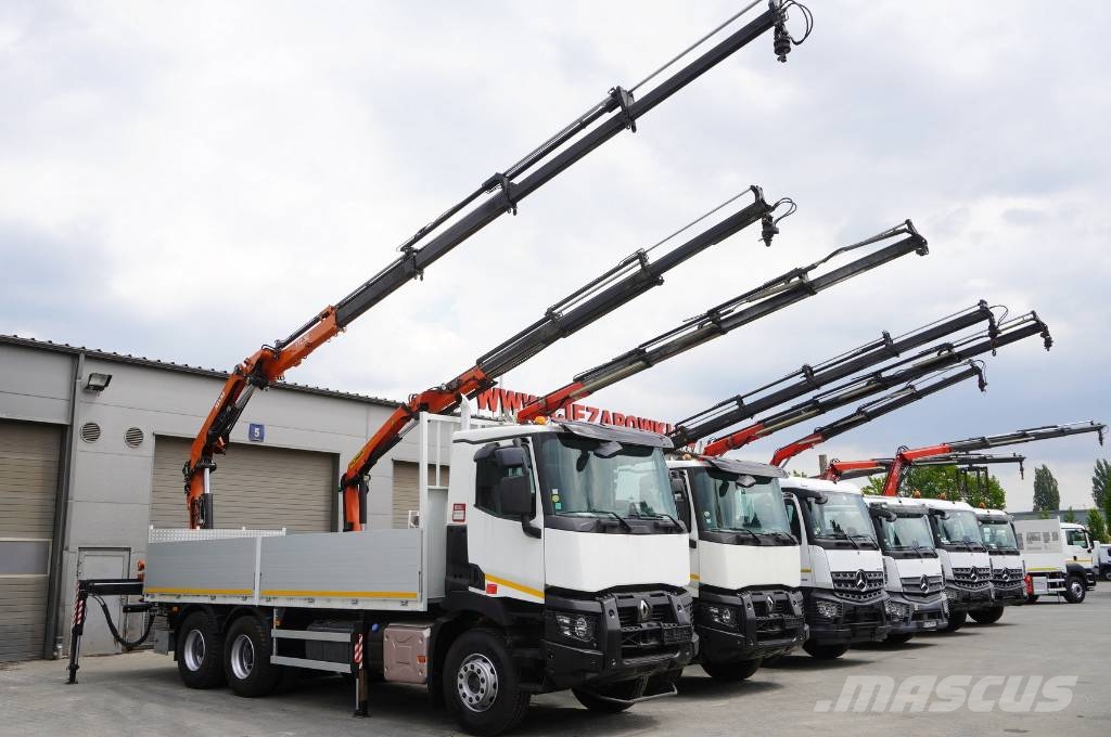 Renault C380 Comfort 6×4 / Atlas 172.3E crane/ Range 12.3m Автокрани
