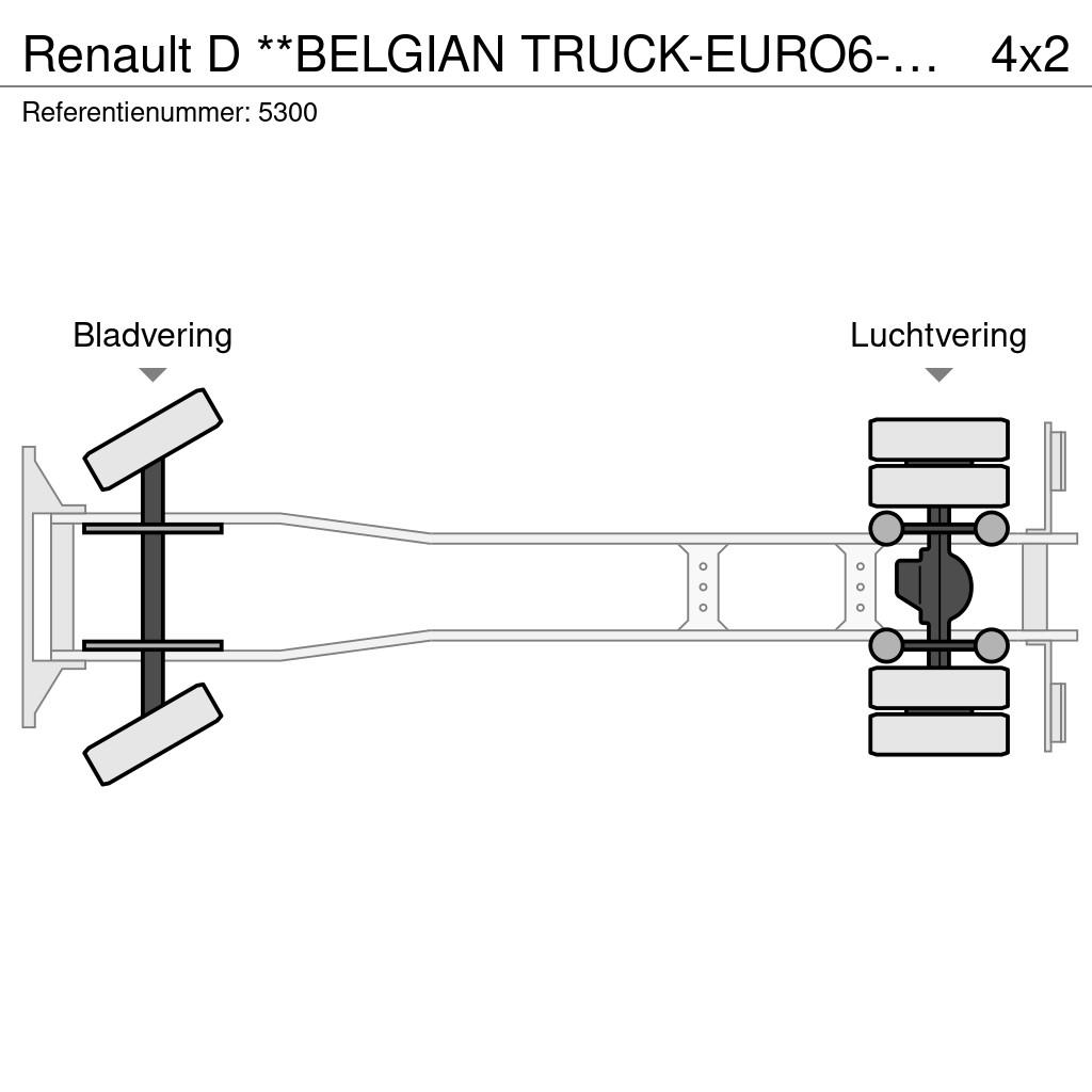 Renault D **BELGIAN TRUCK-EURO6-AC** شاحنات ذات هيكل صندوقي