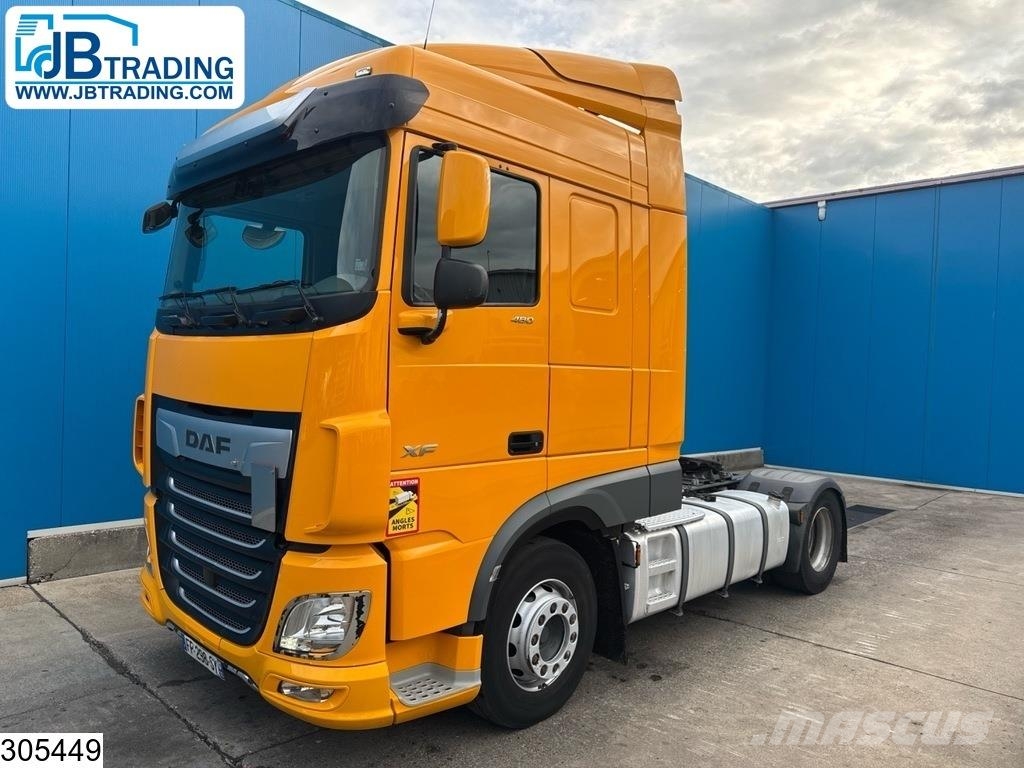 DAF XF 480 EURO 6d, Standairco, ACC 트랙터 유닛