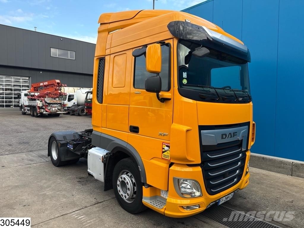 DAF XF 480 EURO 6d, Standairco, ACC 트랙터 유닛