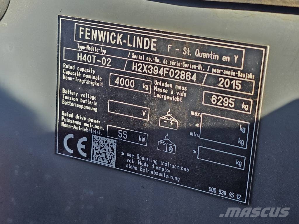 Linde H40T-02 Chariots GPL