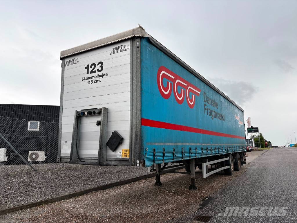 AMT 2 akslet city-gardintrailer med lift Perdeli yari çekiciler