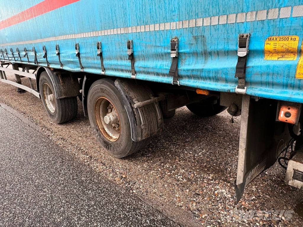 AMT 2 akslet city-gardintrailer med lift Perdeli yari çekiciler