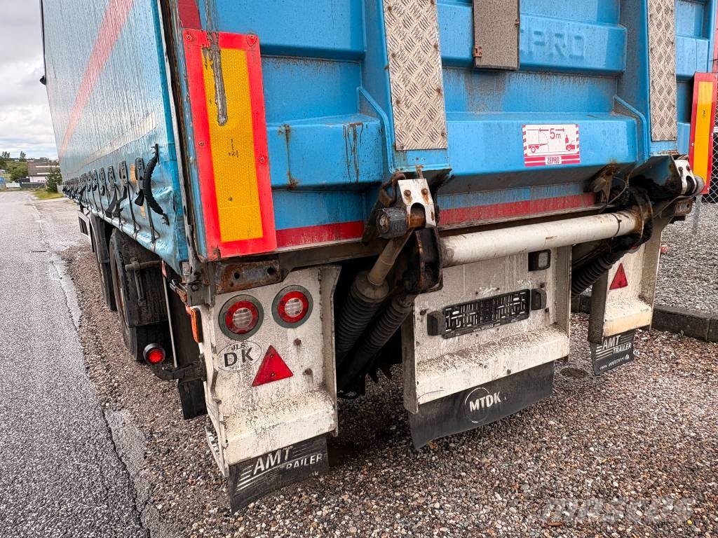 AMT 2 akslet city-gardintrailer med lift Perdeli yari çekiciler