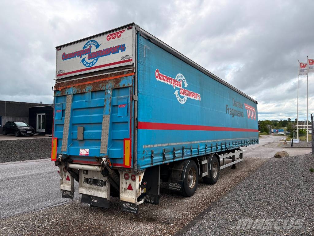 AMT 2 akslet city-gardintrailer med lift Perdeli yari çekiciler
