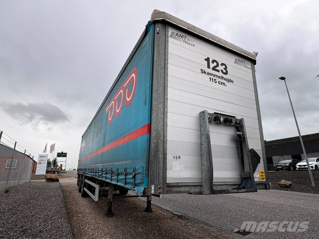 AMT 2 akslet city-gardintrailer med lift Perdeli yari çekiciler
