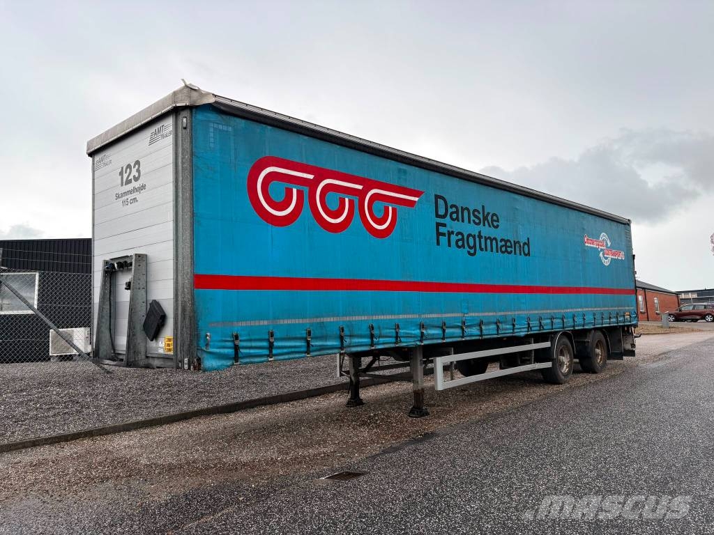 AMT 2 akslet city-gardintrailer med lift Perdeli yari çekiciler