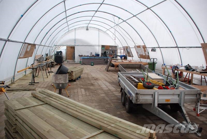 Dancover Arched Storage Tent 9,15x20x4,5m PVC Rundbuehal Muut koneet