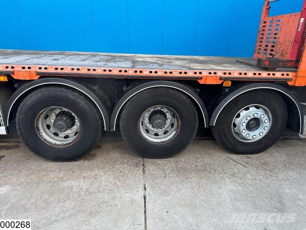 Renault C 430 8x4, EURO 6, Hiab Lastbil med lad/Flatbed