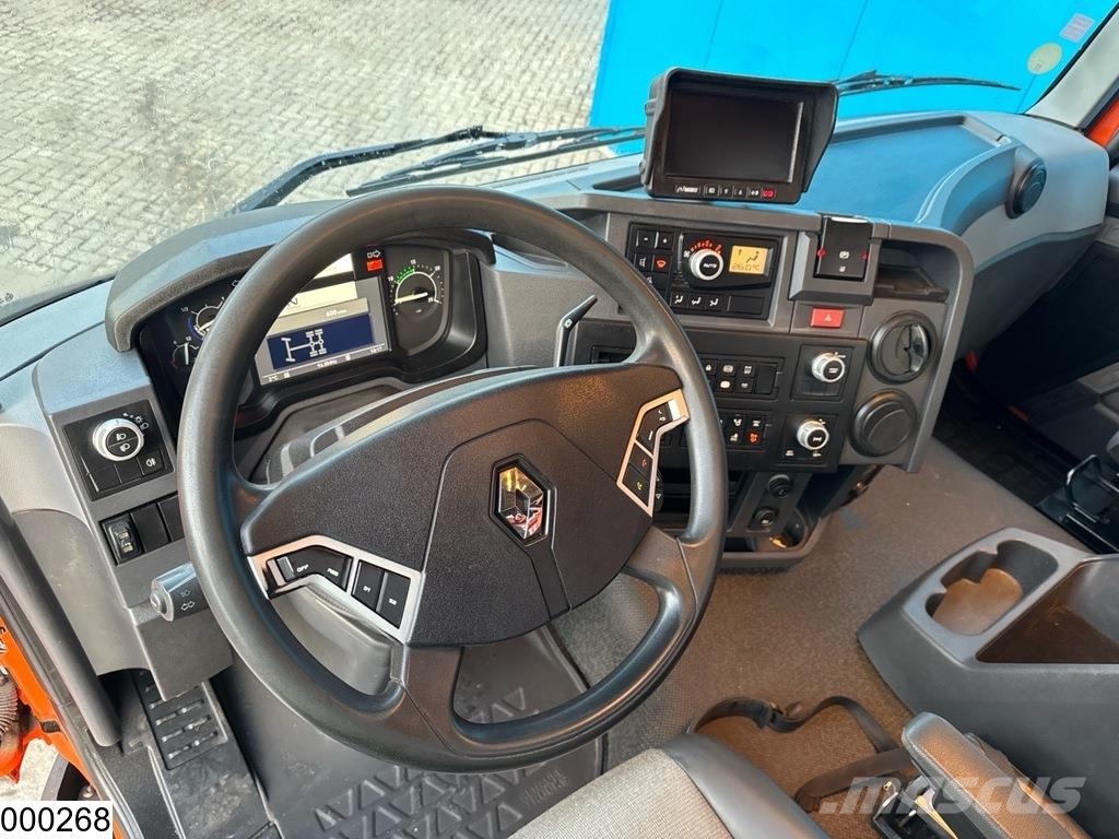 Renault C 430 8x4, EURO 6, Hiab Lastbil med lad/Flatbed